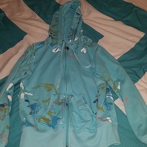 Zip up hoodie size small women's or size 12 girls